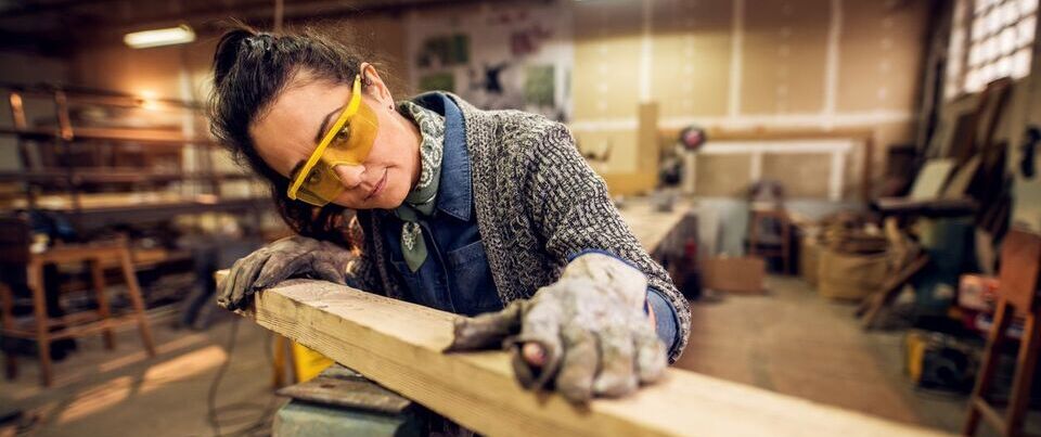 travail du bois femme